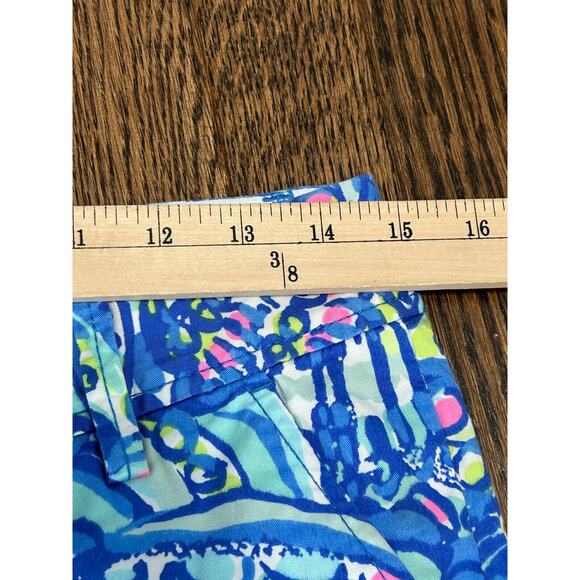 Lilly Pulitzer Women's Multicolor Floral Medium Wash The Walsh Shorts Size 0 - Picture 11 of 12